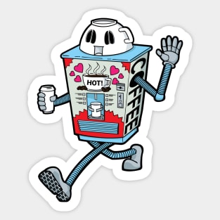 Coffee-Bot Sticker